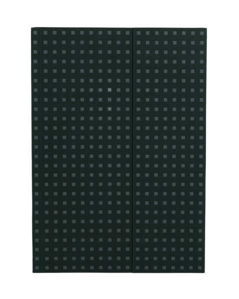 Paper-Oh Quadro Black on Grey B5 Softback Notebook – Plain – product view