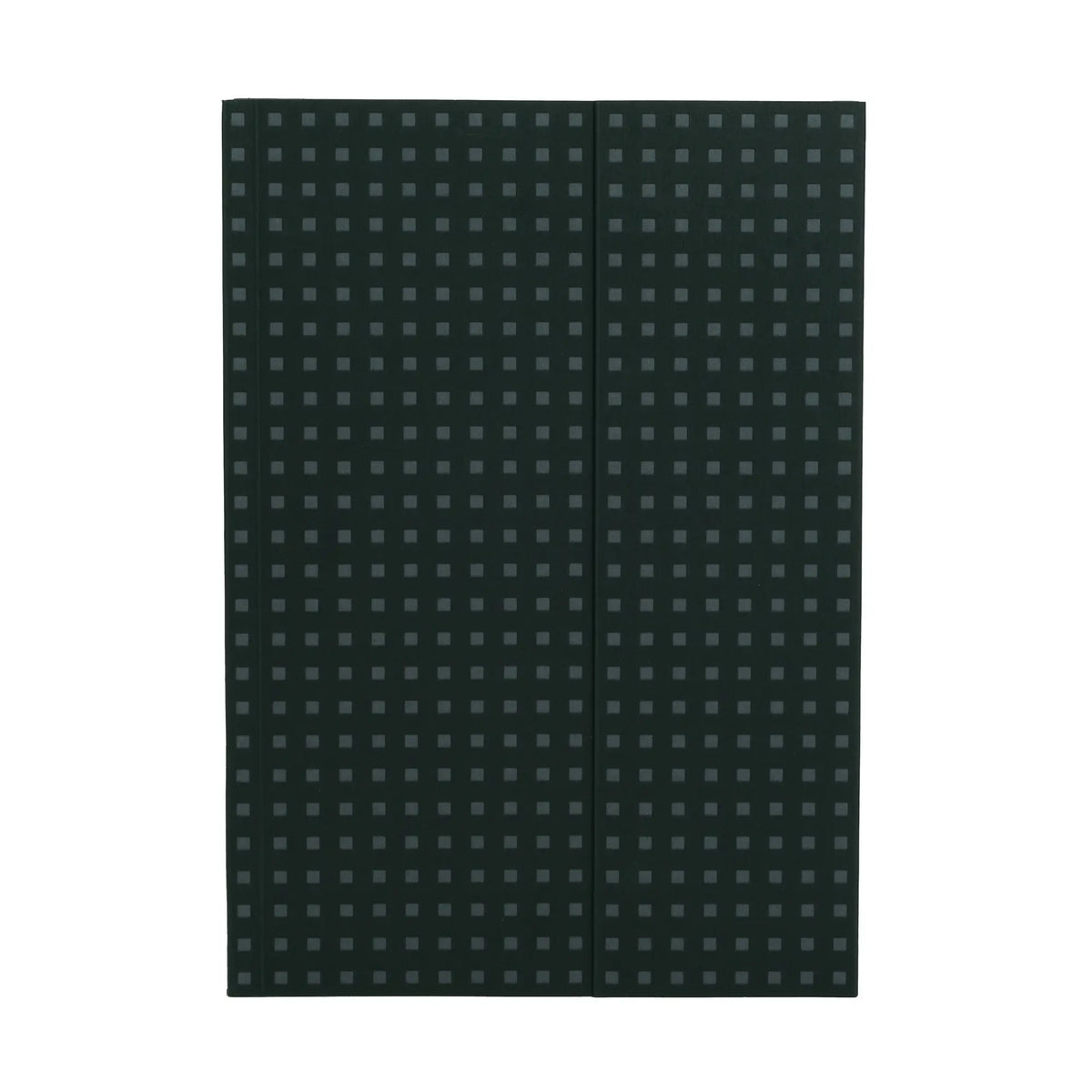 Paper-Oh Quadro Black on Grey B5 Softback Notebook – Plain – front cover