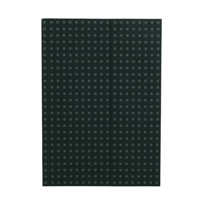 Paper-Oh Quadro Black on Grey B5 Softback Notebook – Plain – front cover