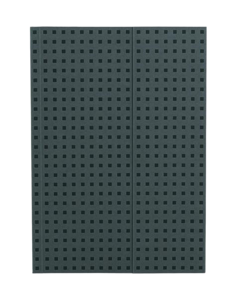 Paper-Oh Quadro Grey on Black B5 Softback Notebook – Lined – product view