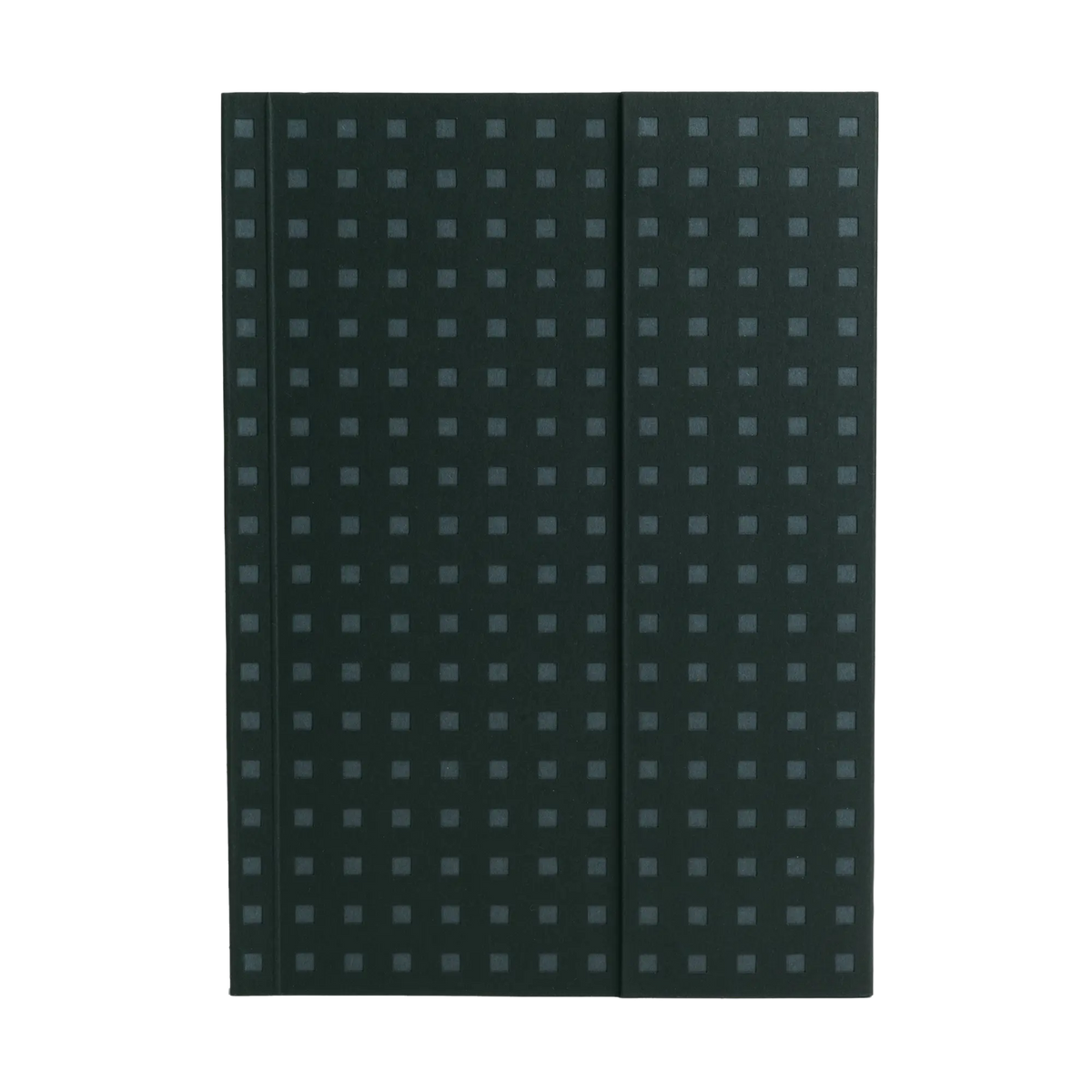Paper-Oh Quadro Black on Grey B6 Softback Notebook – Lined – front cover