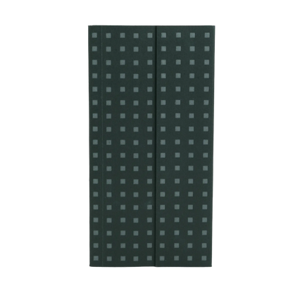 Paper-Oh Quadro Black on Grey B6.5 Softback Notebook – Plain – front cover