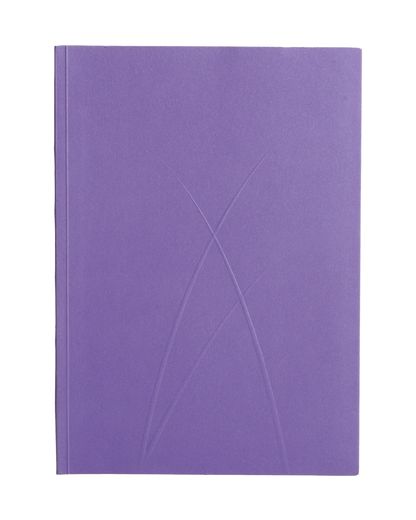 Paper-Oh Puro Plum A5 Softback Notebook – Plain – front cover