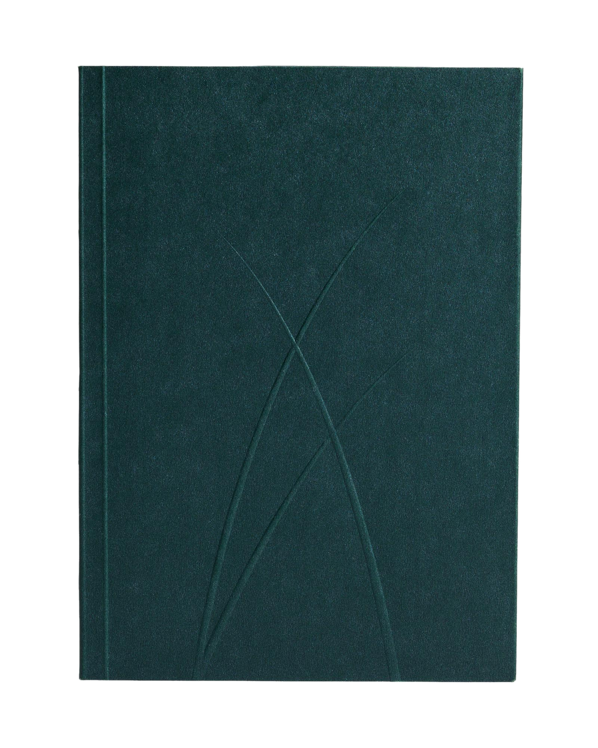 Paper-Oh Puro Teal A6 Softback Notebook – Lined – front cover