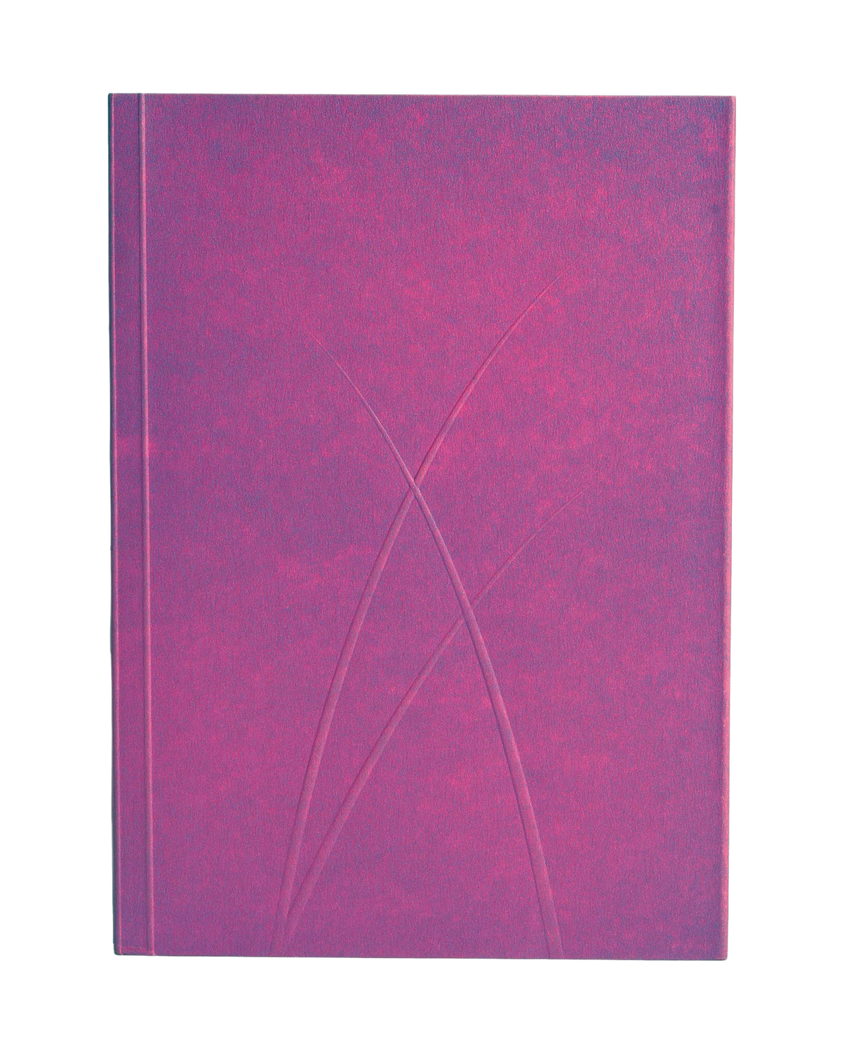 Paper-Oh Puro Fuchsia A6 Softback Notebook – Plain – front cover