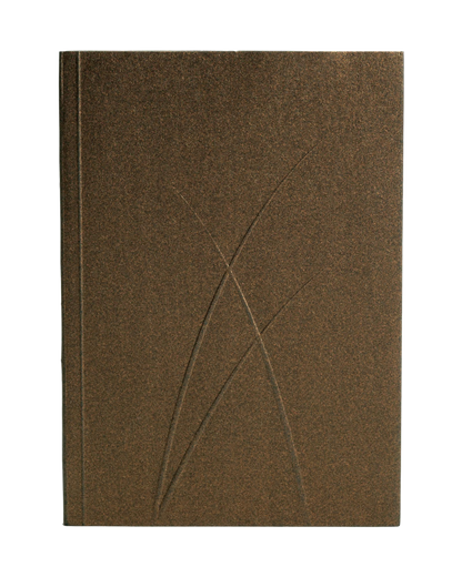 Paper-Oh Puro Bronze A6 Softback Notebook – Plain – front cover