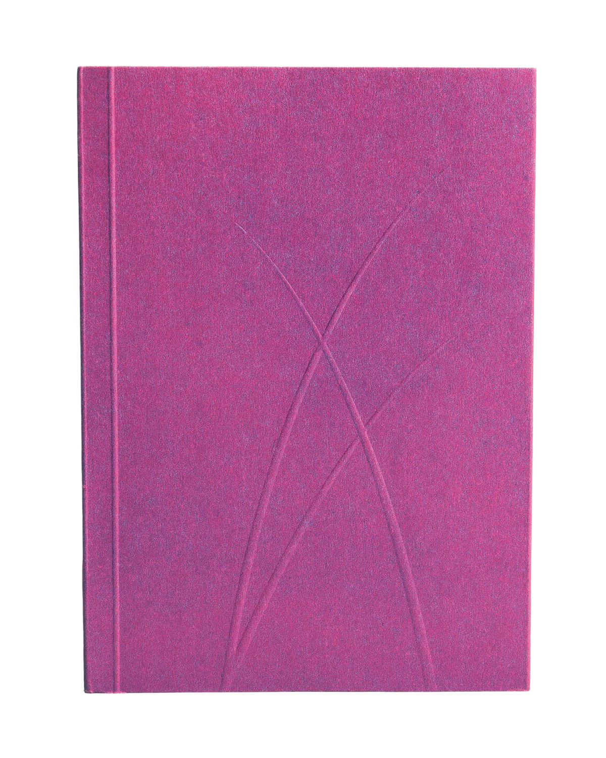 Paper-Oh Puro Fuchsia A7 Softback Notebook – Plain – front cover