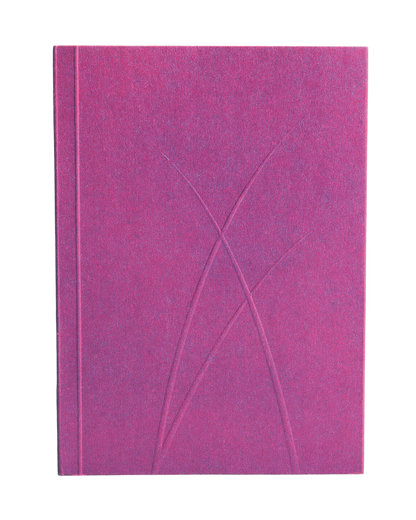Paper-Oh Puro Fuchsia A7 Softback Notebook – Plain – front cover