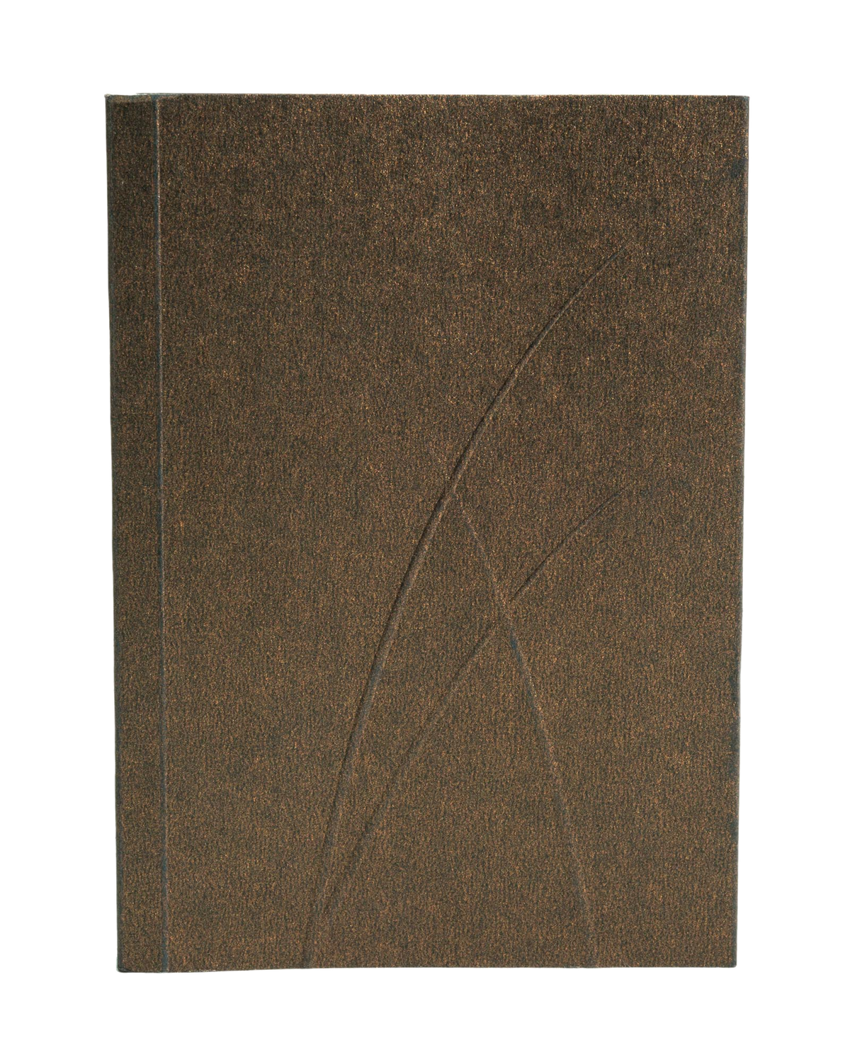 Paper-Oh Puro Bronze A7 Softback Notebook – Lined – front cover