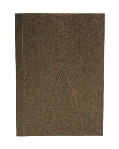 Paper-Oh Puro Bronze A7 Softback Notebook – Lined – front cover
