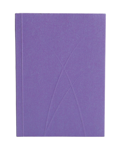Paper-Oh Puro Plum A7 Softback Notebook – Plain – front cover