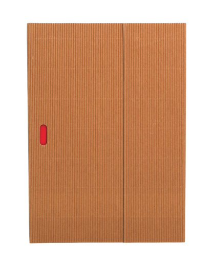 Paper-Oh Ondulo Natural A4 Softback Notebook – Lined – front cover