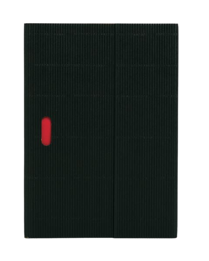 Paper-Oh Ondulo Black A5 Softback Notebook – Plain – product view
