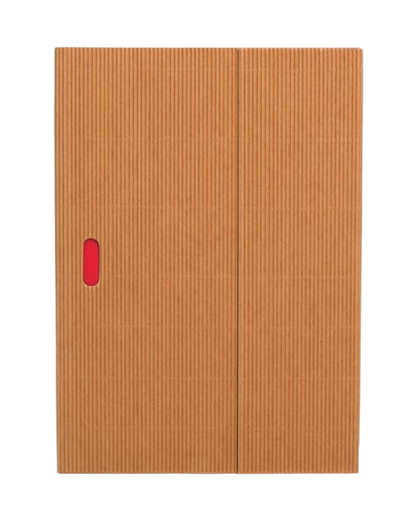 Paper-Oh Ondulo Natural B5 Softback Notebook – Plain – product view
