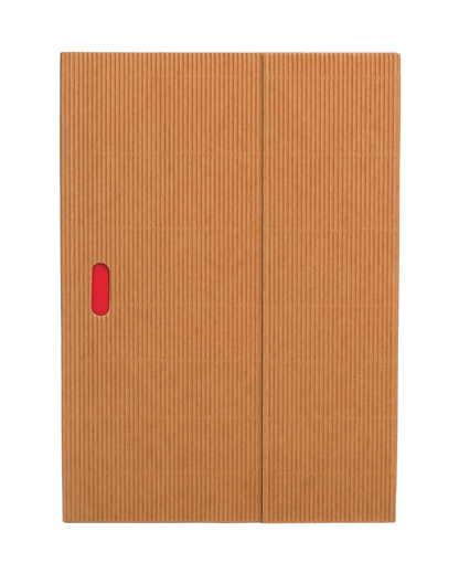 Paper-Oh Ondulo Natural B5 Softback Notebook – Plain – front cover