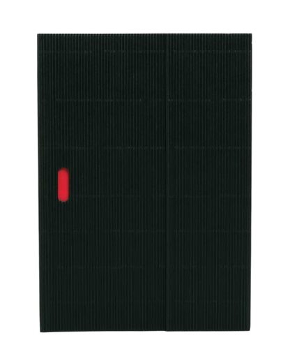 Paper-Oh Ondulo Black B5 Softback Notebook – Lined – product view