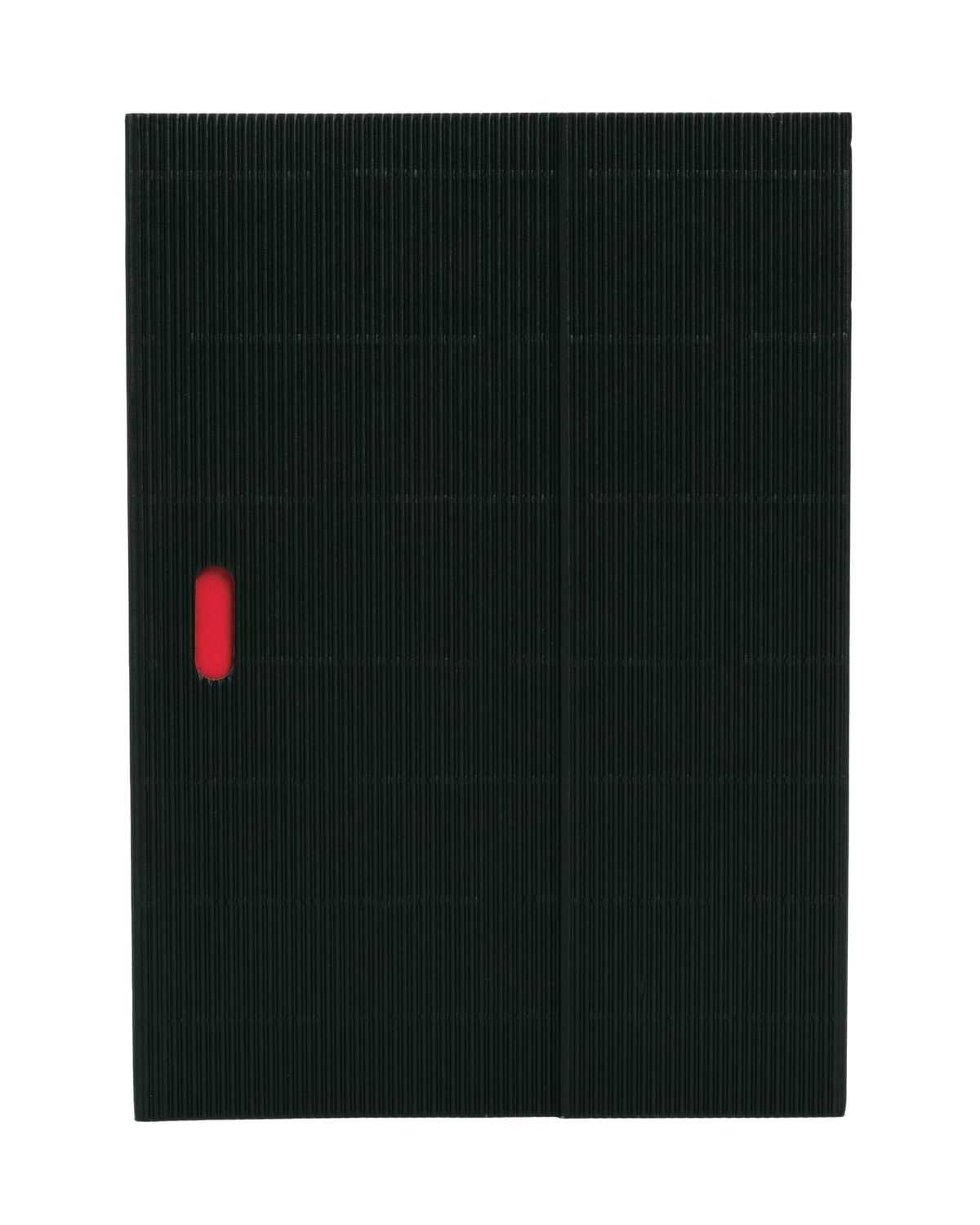 Paper-Oh Ondulo Black B5 Softback Notebook – Lined – front cover