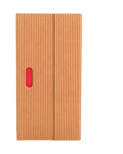 Paper-Oh Ondulo Natural B6.5 Softback Notebook – Lined – front cover