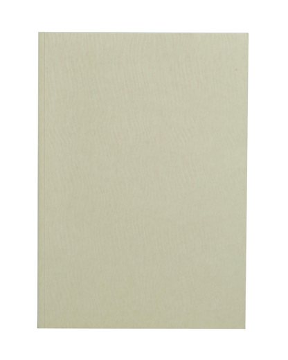 Paper-Oh Yuko-Ori Pearl White A5 Softback Notebook – Plain – front cover