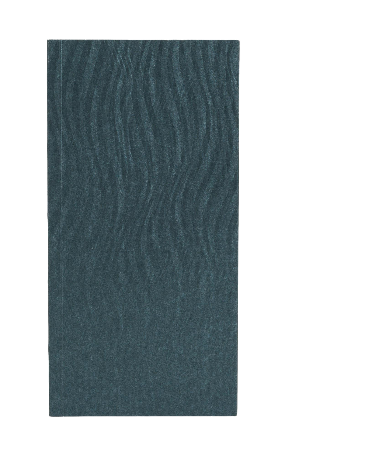 Paper-Oh Yuko-Ori Metallic Grey B6.5 Softback Notebook – Plain – front cover