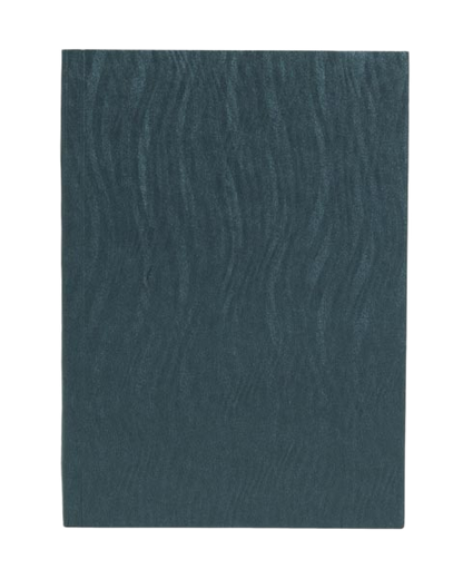 Paper-Oh Yuko-Ori Metallic Grey A6 Softback Notebook – Plain – product view
