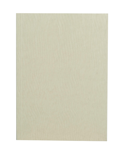 Paper-Oh Yuko-Ori Pearl White A6 Softback Notebook – Lined – front cover