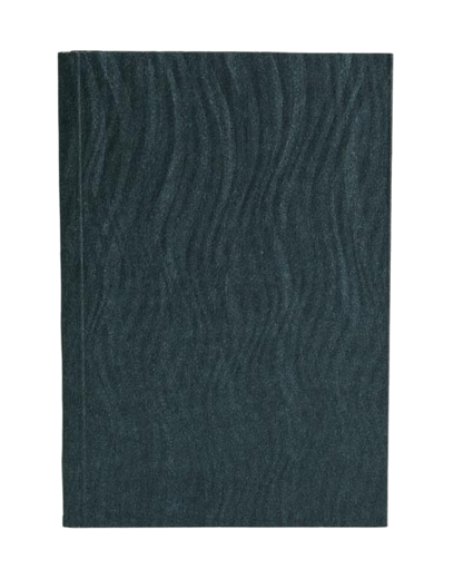Paper-Oh Yuko-Ori Metallic Grey A7 Softback Notebook – Lined – product view