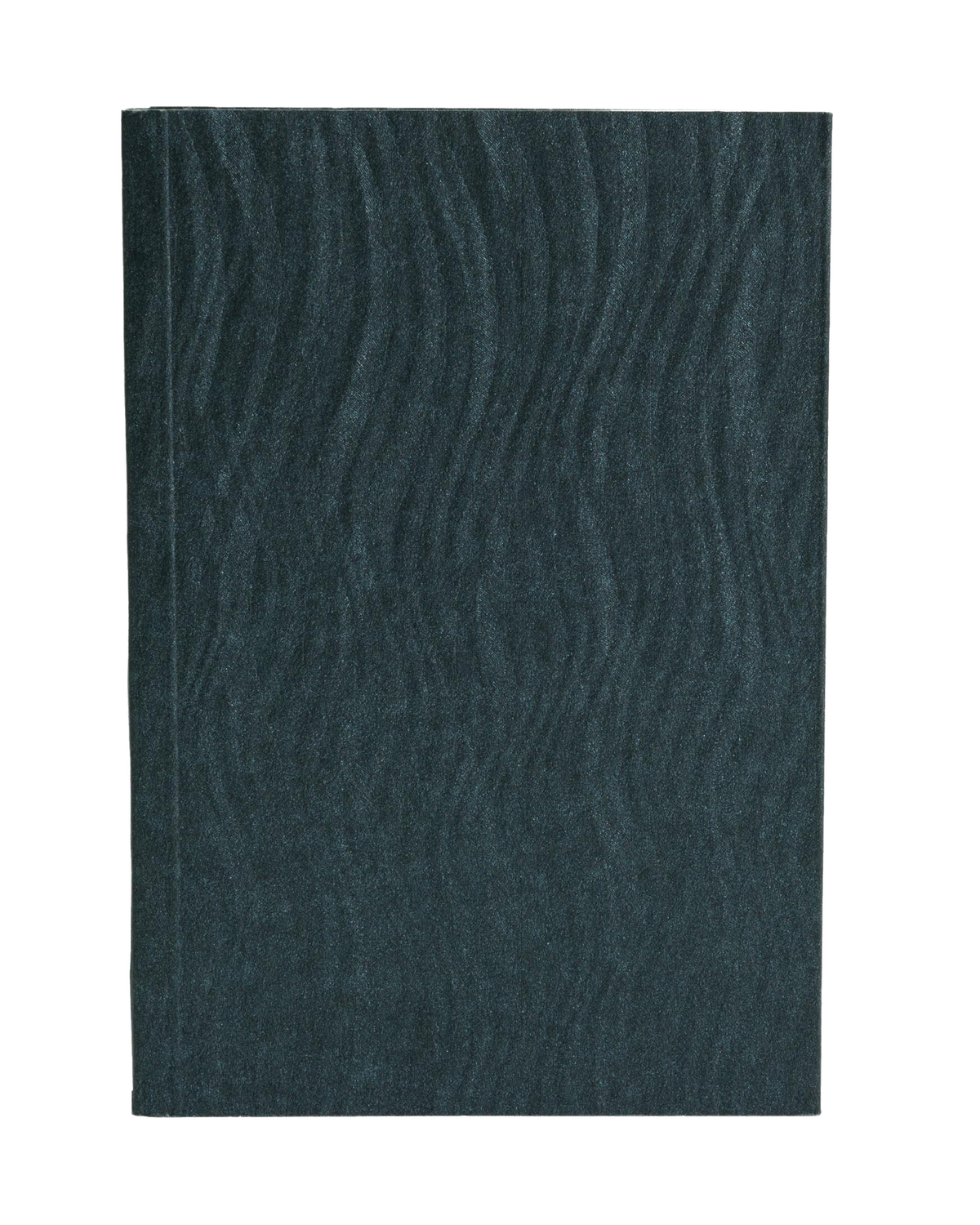 Paper-Oh Yuko-Ori Metallic Grey A7 Softback Notebook – Lined – front cover