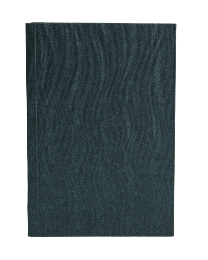 Paper-Oh Yuko-Ori Metallic Grey A7 Softback Notebook – Lined – front cover