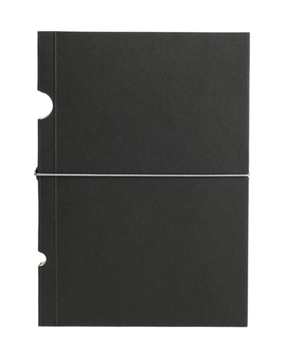Paper-Oh Buco Black B7 Softback Notebook – Lined – product view