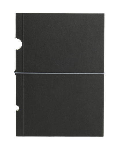 Paper-Oh Buco Black B7 Softback Notebook – Lined – front cover