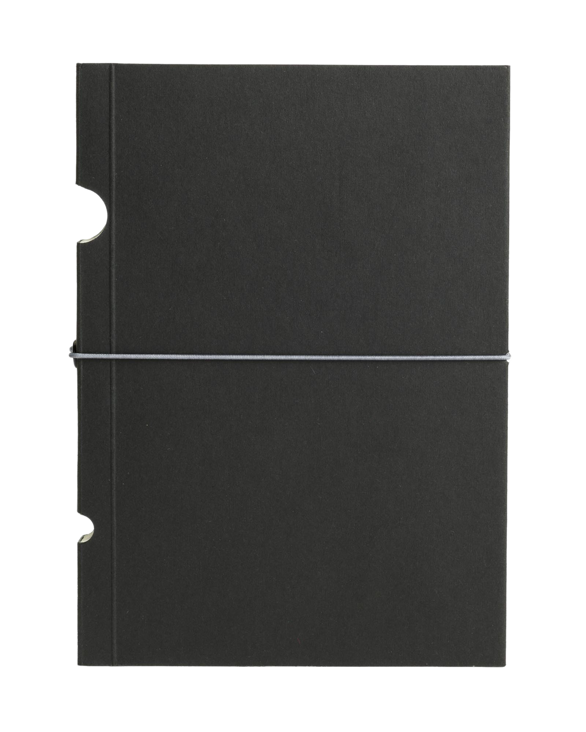 Paper-Oh Buco Black B7 Softback Notebook – Plain – front cover