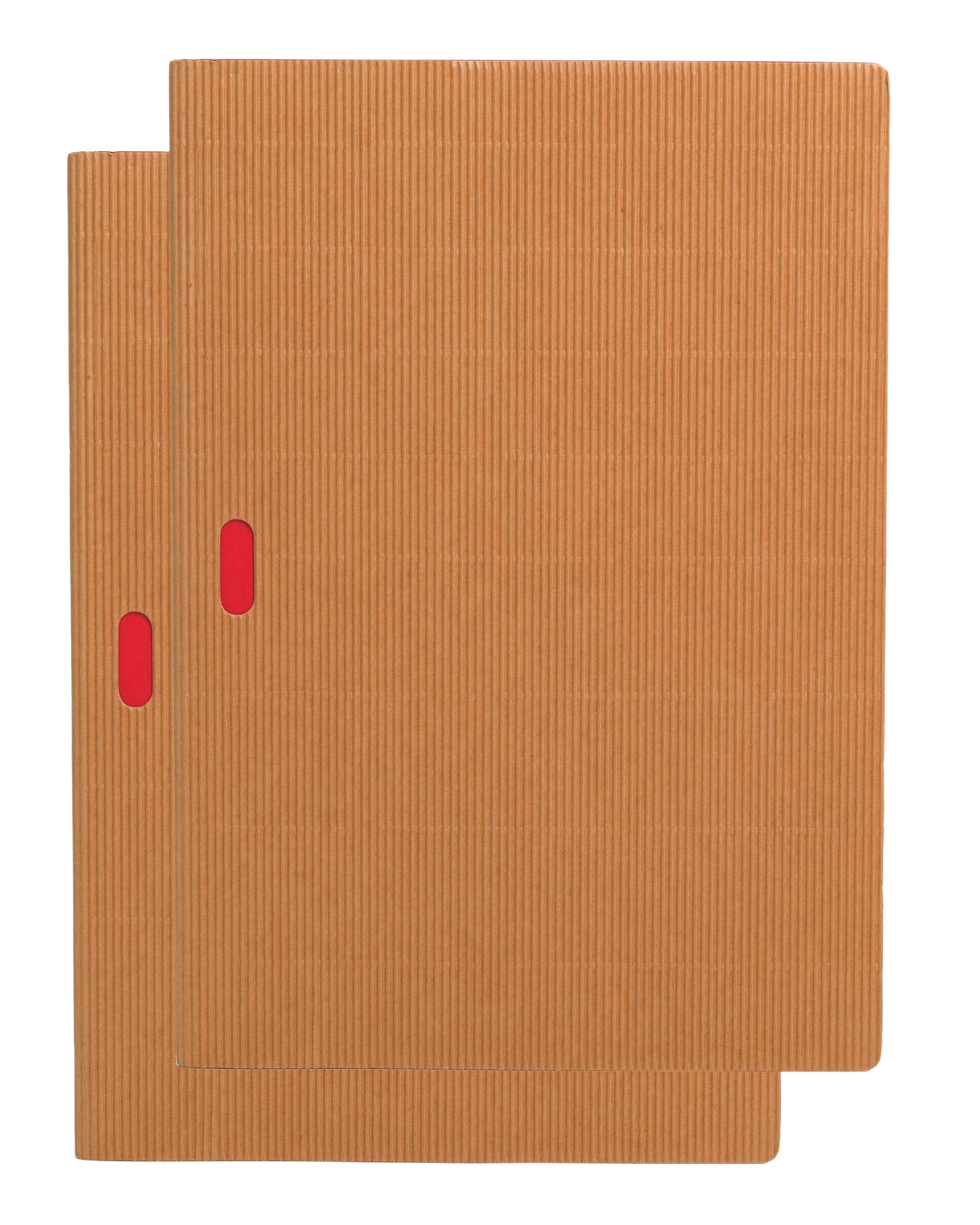 Paper-Oh Cahier Ondulo Natural / Natural A4 Softback Notebook – Lined – front cover