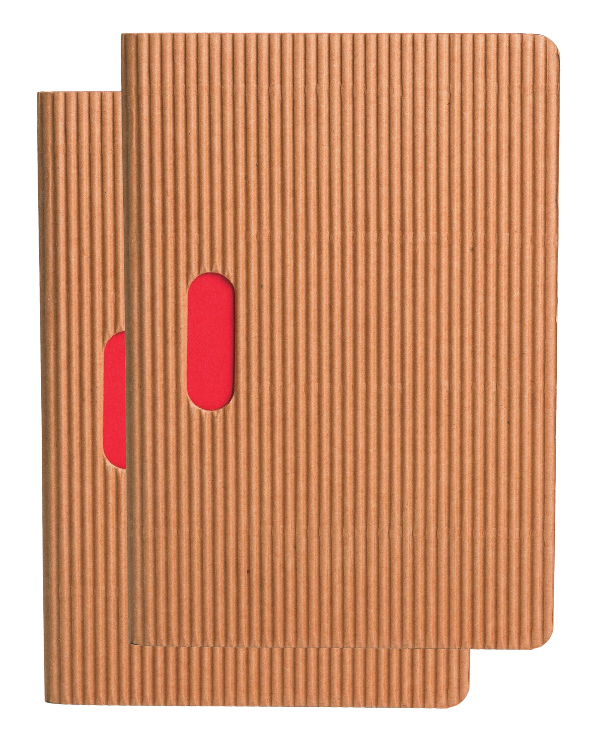 Paper-Oh Cahier Ondulo Natural / Natural B7 Softback Notebook – Squared – front cover