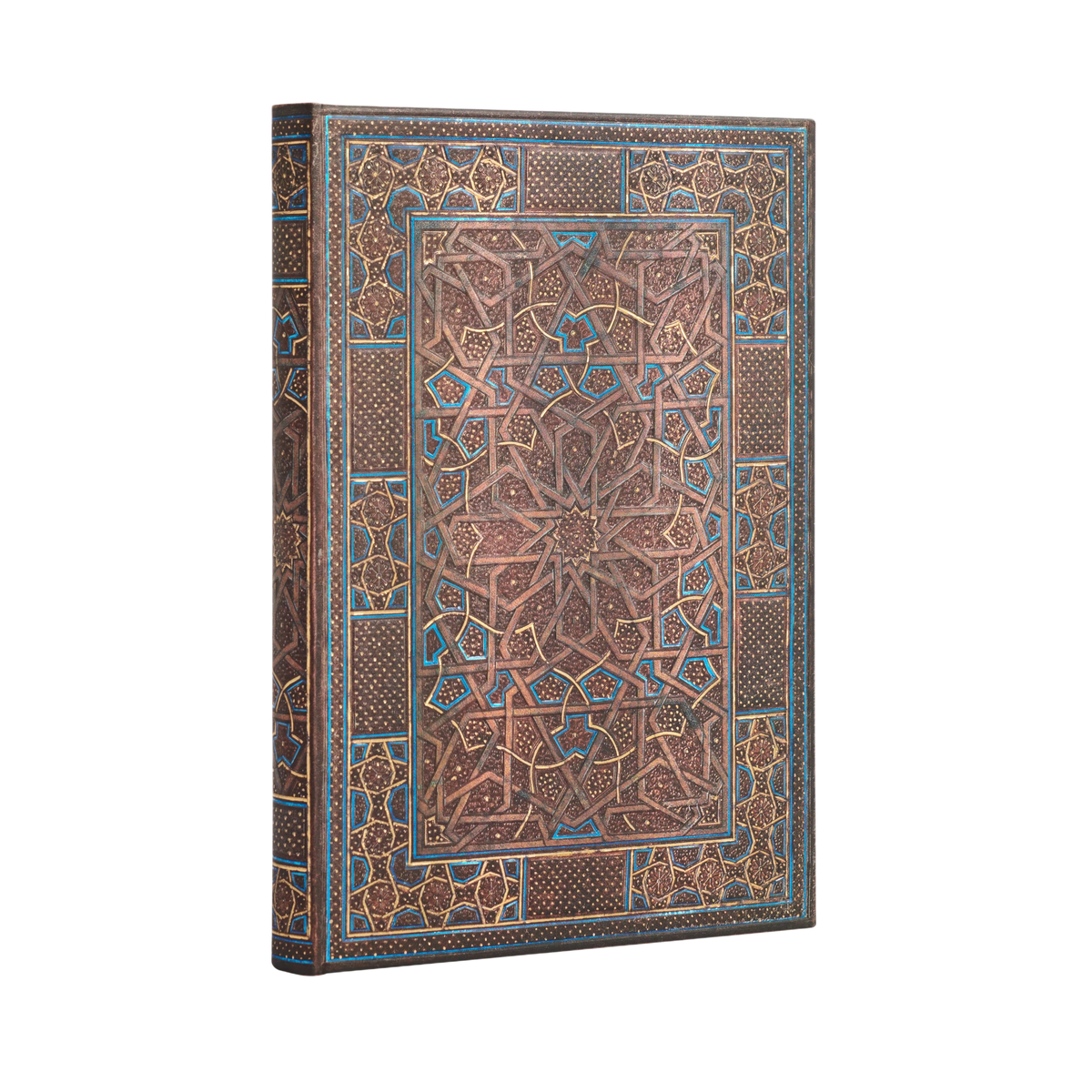 Paperblanks Midnight Star Midi Hardback Journal – Lined, 144 Pages – angled view
