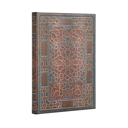 Paperblanks Midnight Star Midi Hardback Journal – Lined, 144 Pages – angled view