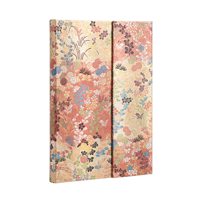 Paperblanks Kara-ori Midi Hardback Journal – Plain, 144 Pages – angled view
