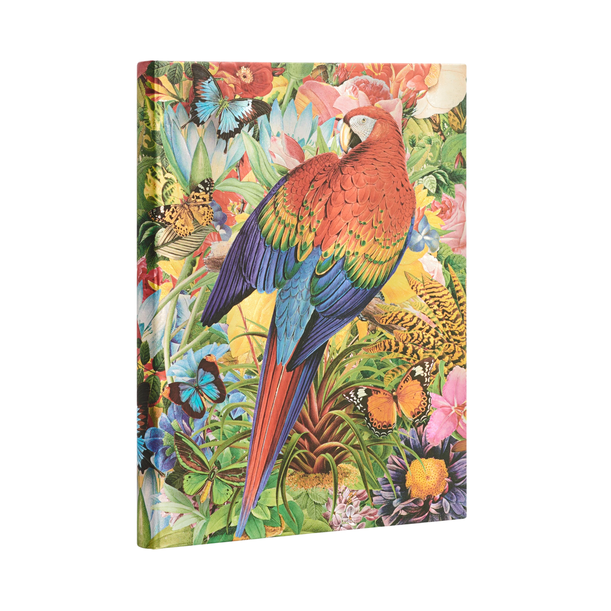 Paperblanks Tropical Garden Ultra Hardback Journal – Plain, 144 Pages – angled view