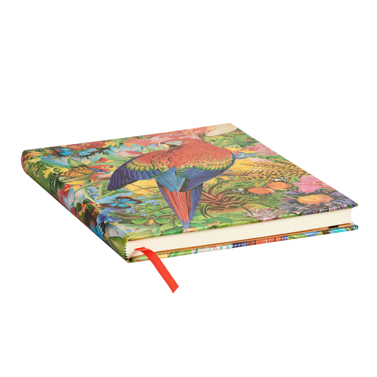 Paperblanks Tropical Garden Ultra Hardback Journal – Plain, 144 Pages – page edge