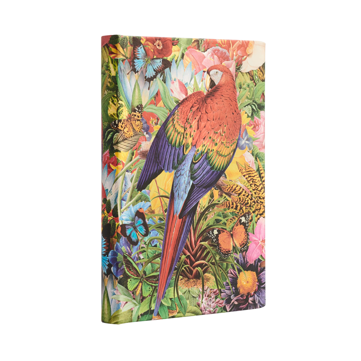 Paperblanks Tropical Garden Mini Hardback Journal – Lined, 176 Pages – angled view