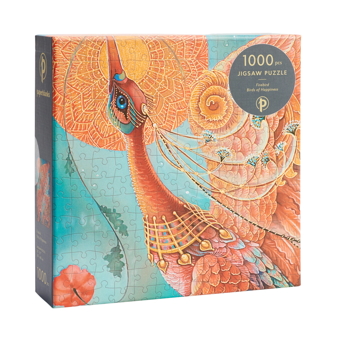 Paperblanks Firebird 1000-Piece Jigsaw Puzzle – angled view