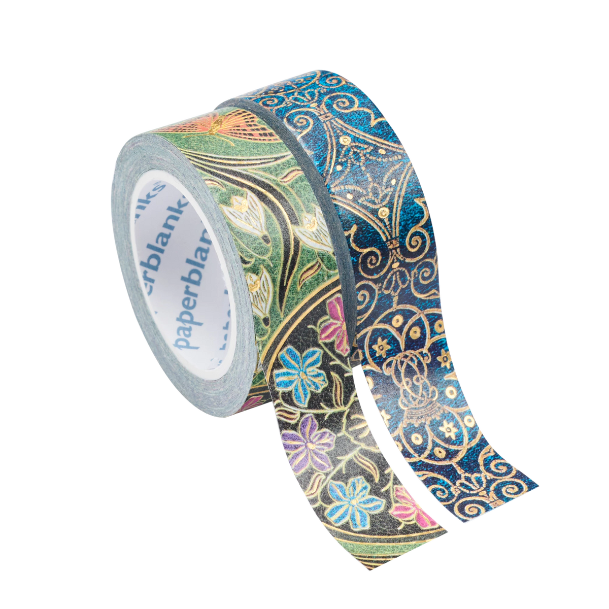Paperblanks Azure/Poetry in Bloom Washi Tape – Pack of 2 – front view