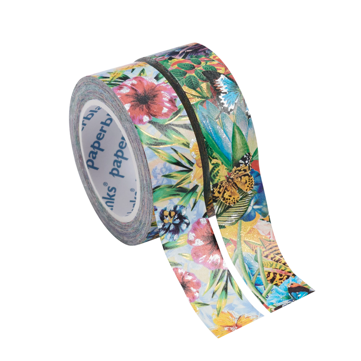 Paperblanks Ola/Tropical Garden Washi Tape – Pack of 2 – front view