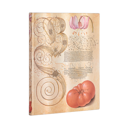 Paperblanks Lily & Tomato Ultra Softback Flexi Journal – Lined, 176 Pages – angled view