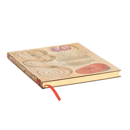 Paperblanks Lily & Tomato Ultra Softback Flexi Journal – Lined, 176 Pages – page edge