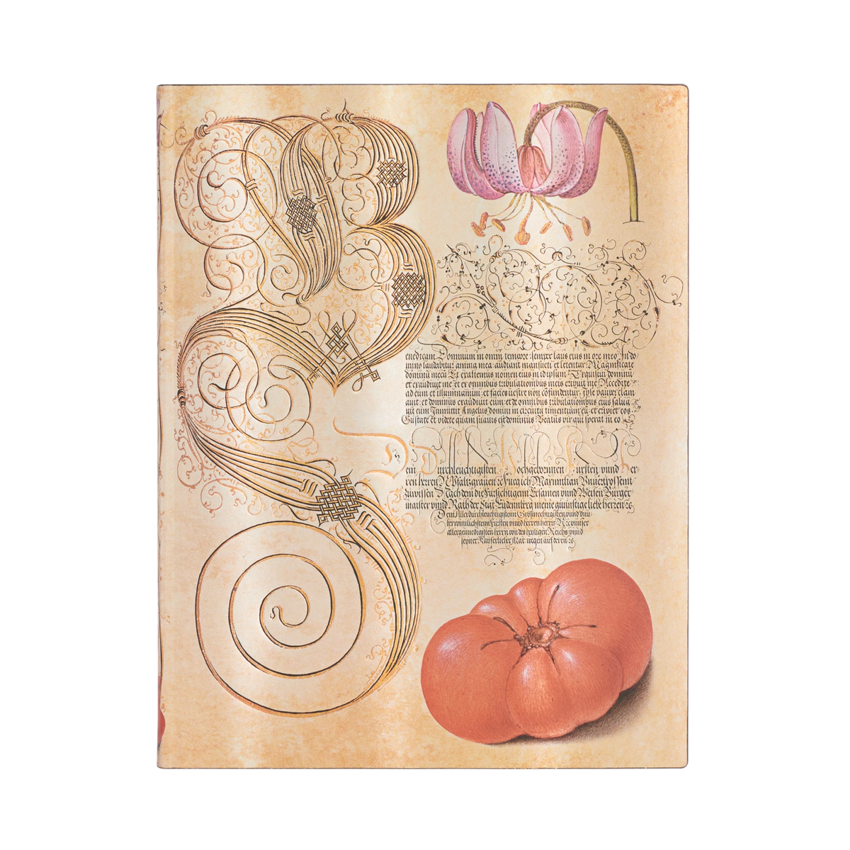 Paperblanks Lily & Tomato Ultra Softback Flexi Journal – Lined, 176 Pages – front cover