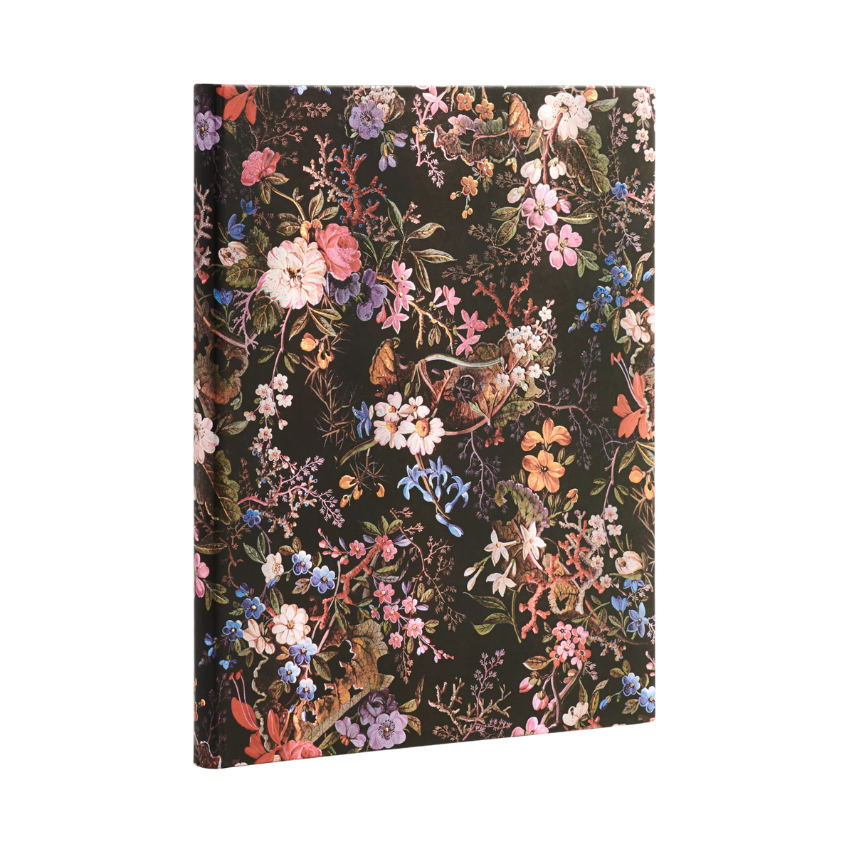 Paperblanks Floralia Ultra Hardback Address Book – 144 Pages – angled view