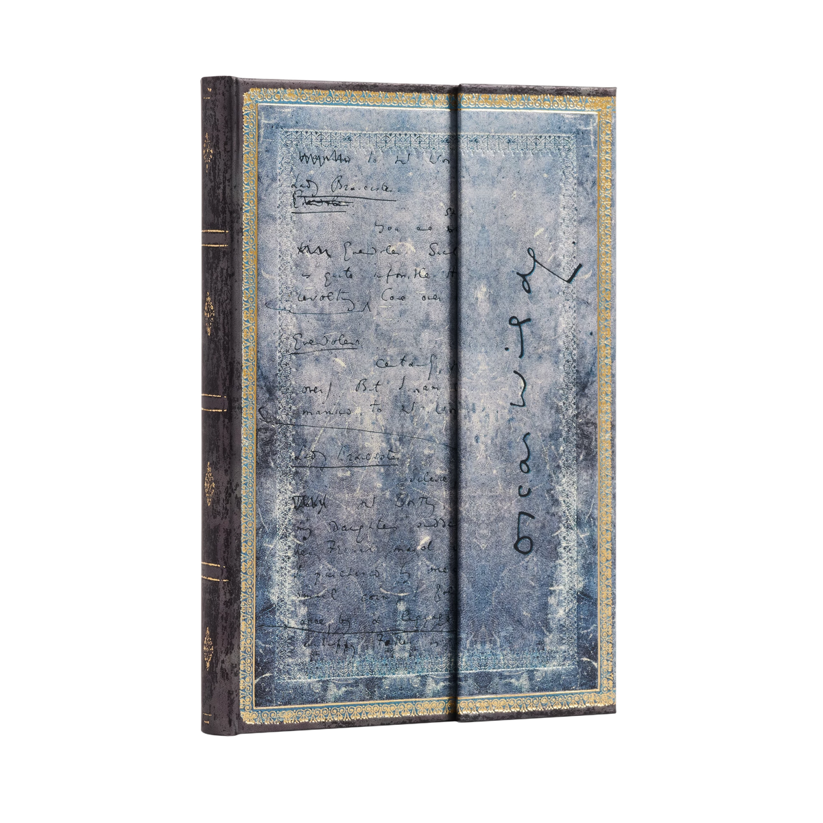 Paperblanks Wilde, The Importance of Being Earnest Midi Hardback Journal – Lined, 144 Pages – angled view
