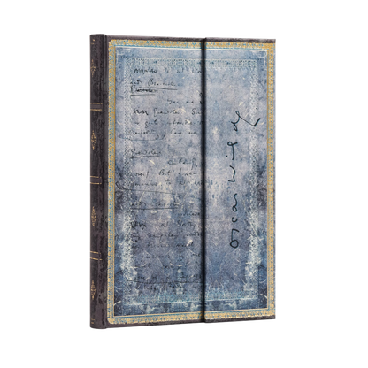 Paperblanks Wilde, The Importance of Being Earnest Midi Hardback Journal – Lined, 144 Pages – angled view