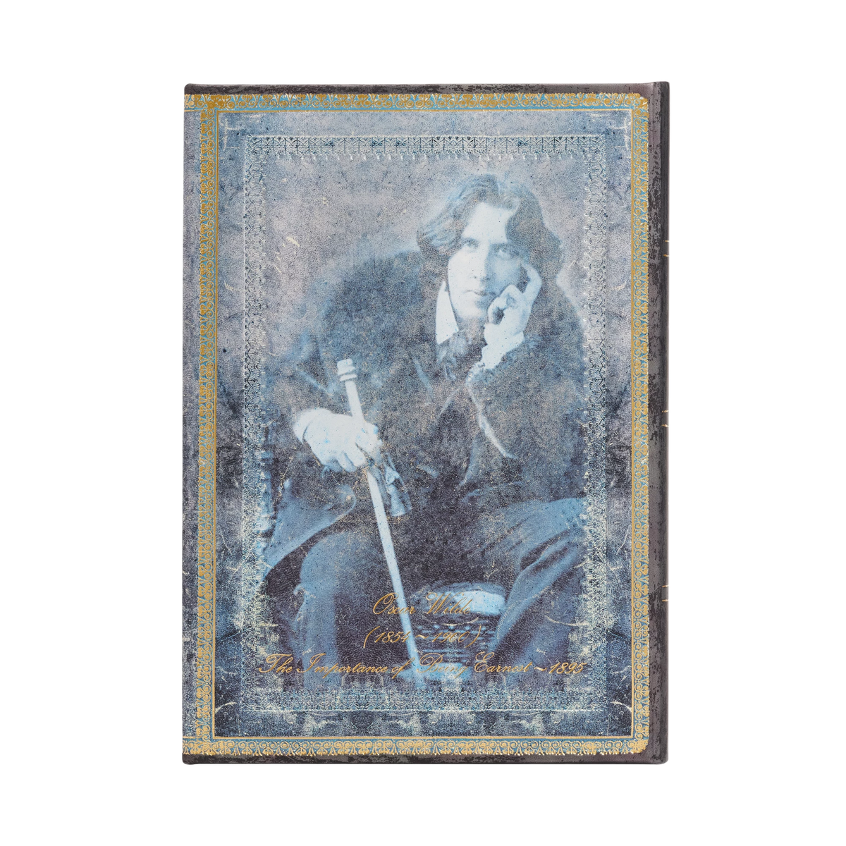 Paperblanks Wilde, The Importance of Being Earnest Midi Hardback Journal – Lined, 144 Pages – back cover